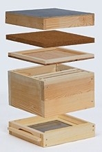 Miniplus compleet hout met ramen kopen bij Imkerij De Linde